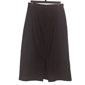 Vintage Jack Winter Pleated Lined 100% Wool Midi‎ Length Skirt Cabincore Cottage